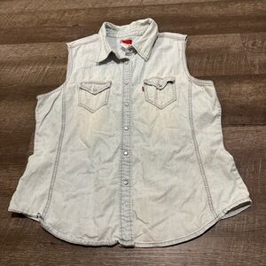 Levi’s Vintage Denim Button Down Vest